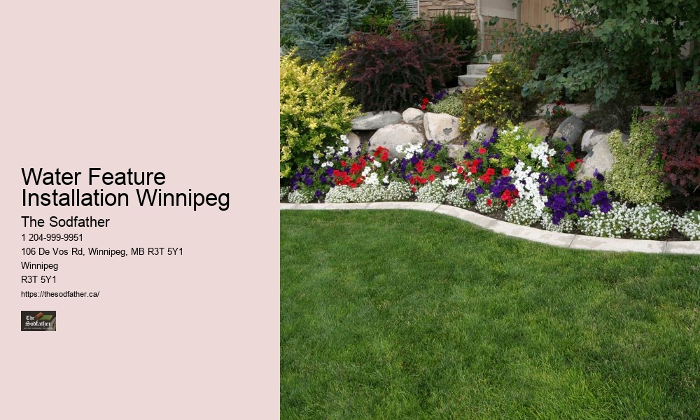 Water Feature Installation Winnipeg