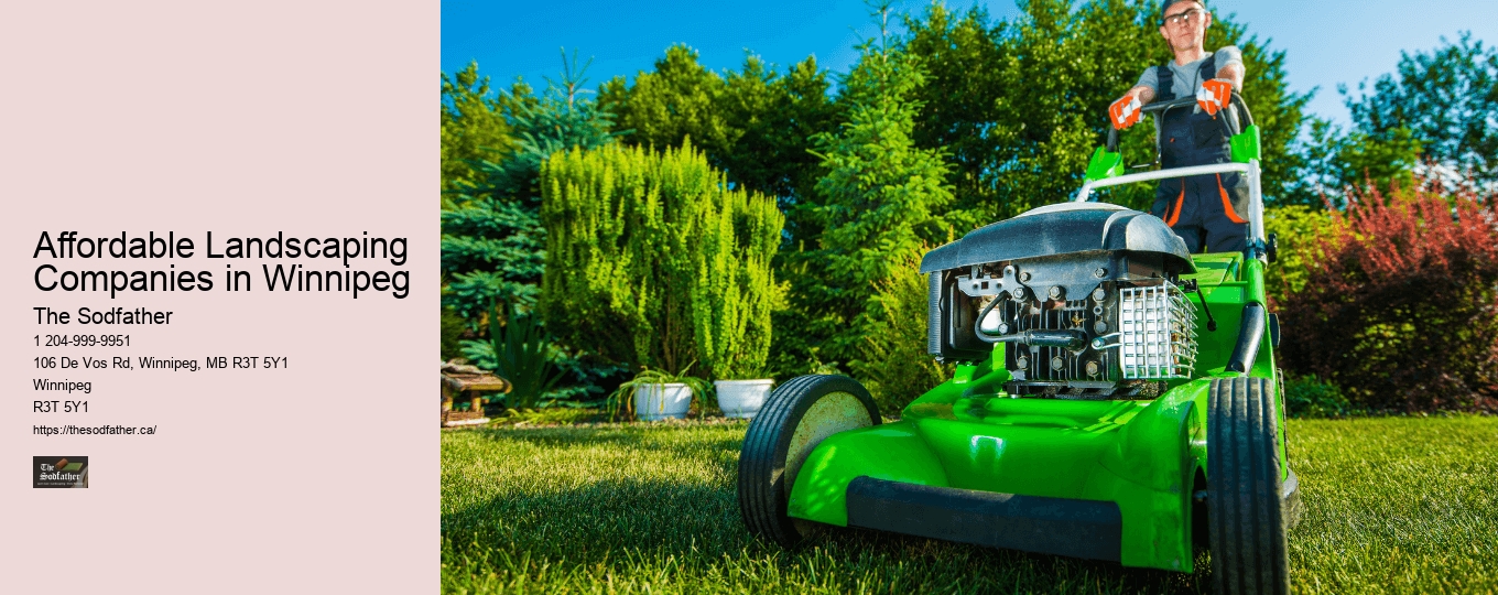 Affordable Landscaping Companies in Winnipeg