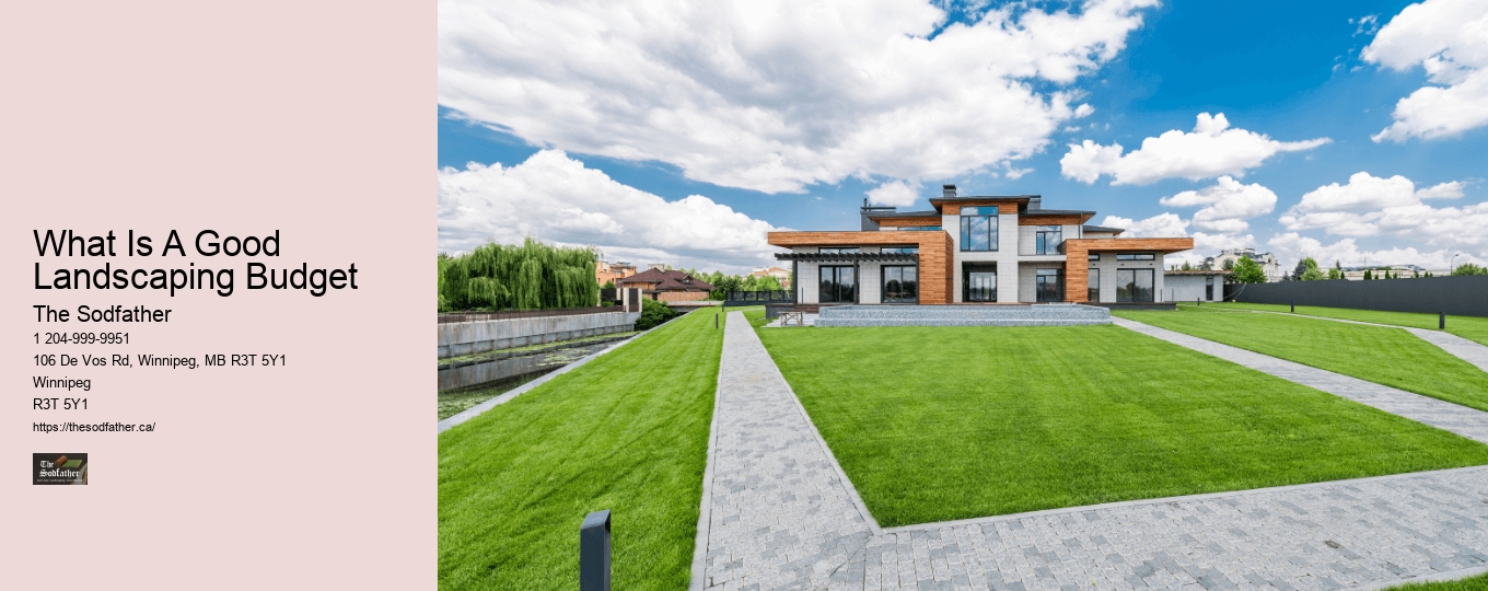 What Is A Good Landscaping Budget